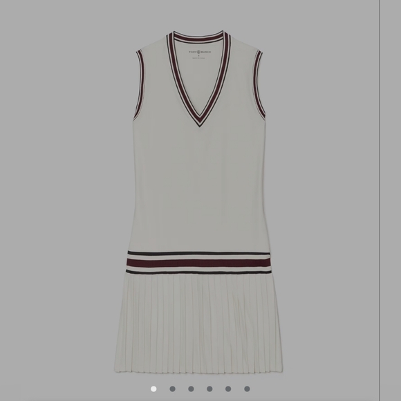 TORY BURCH PERFORMANCE V-NECK TENNIS DRESS - Picture 5 of 5